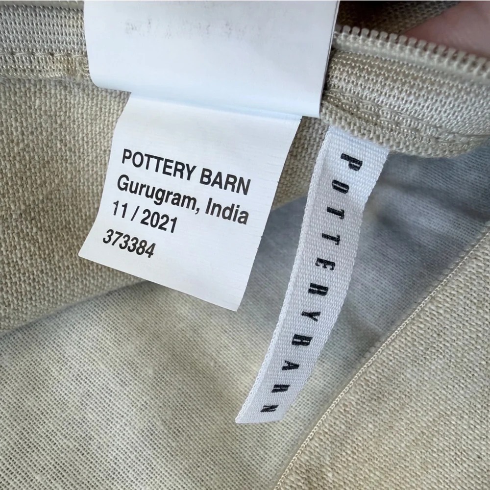 Pottery Barn Embroidered Suzani Style Pillow Cover with zip closure
